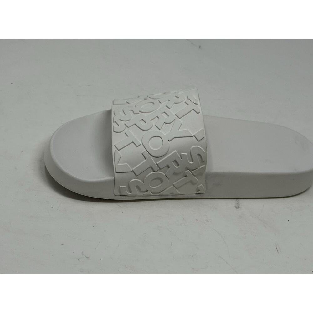 Tory Burch slide embossed logo flip-flops 9 - Picture 3 of 6